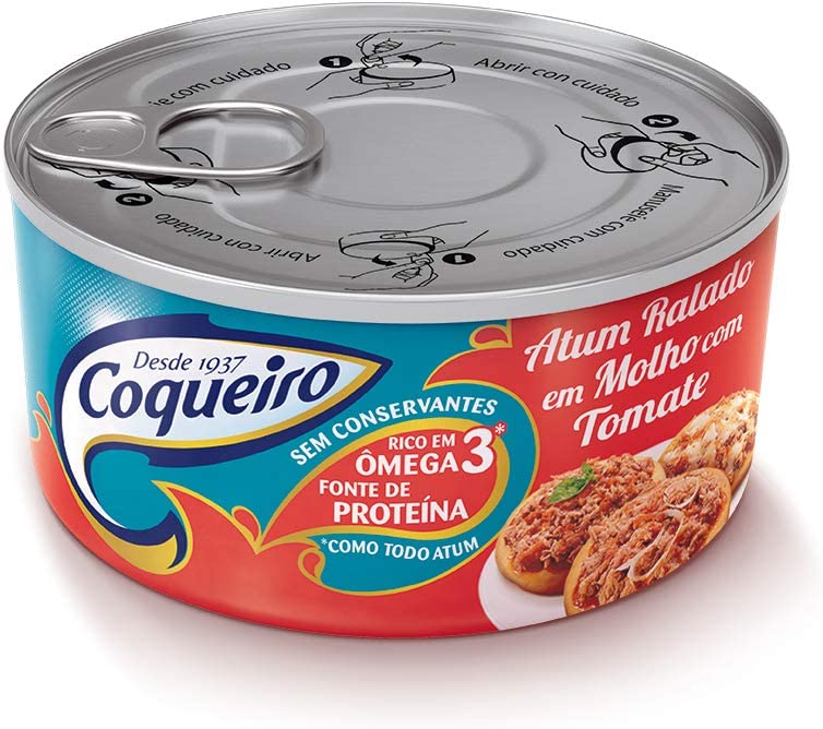 Atum Ralado Com Molho De Tomate Coqueiro 170g