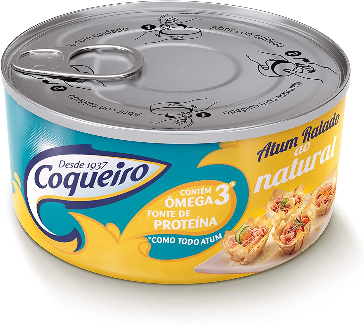 Atum Ralado Ao Natural Coqueiro 170g