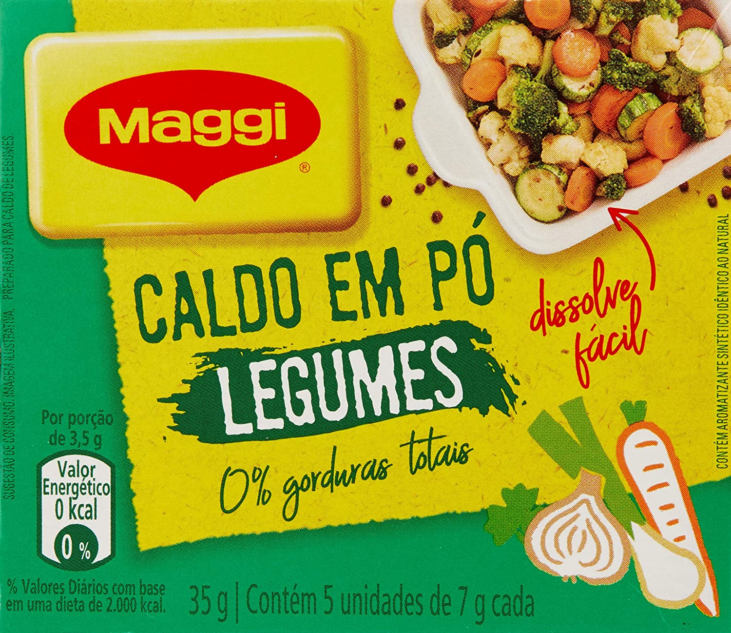 Caldo Em Pó Legumes Maggi 35g