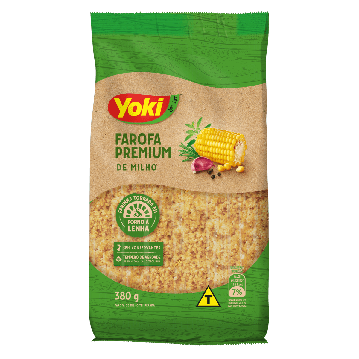 Farofa Pronta Milho Premium Yoki 380g