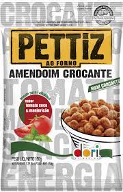 Amendoim Crocante Tomate e Manjericão Pettiz 120g