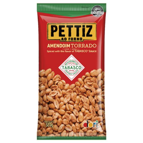 Amendoim Torrado e Salgado Pettiz 320g