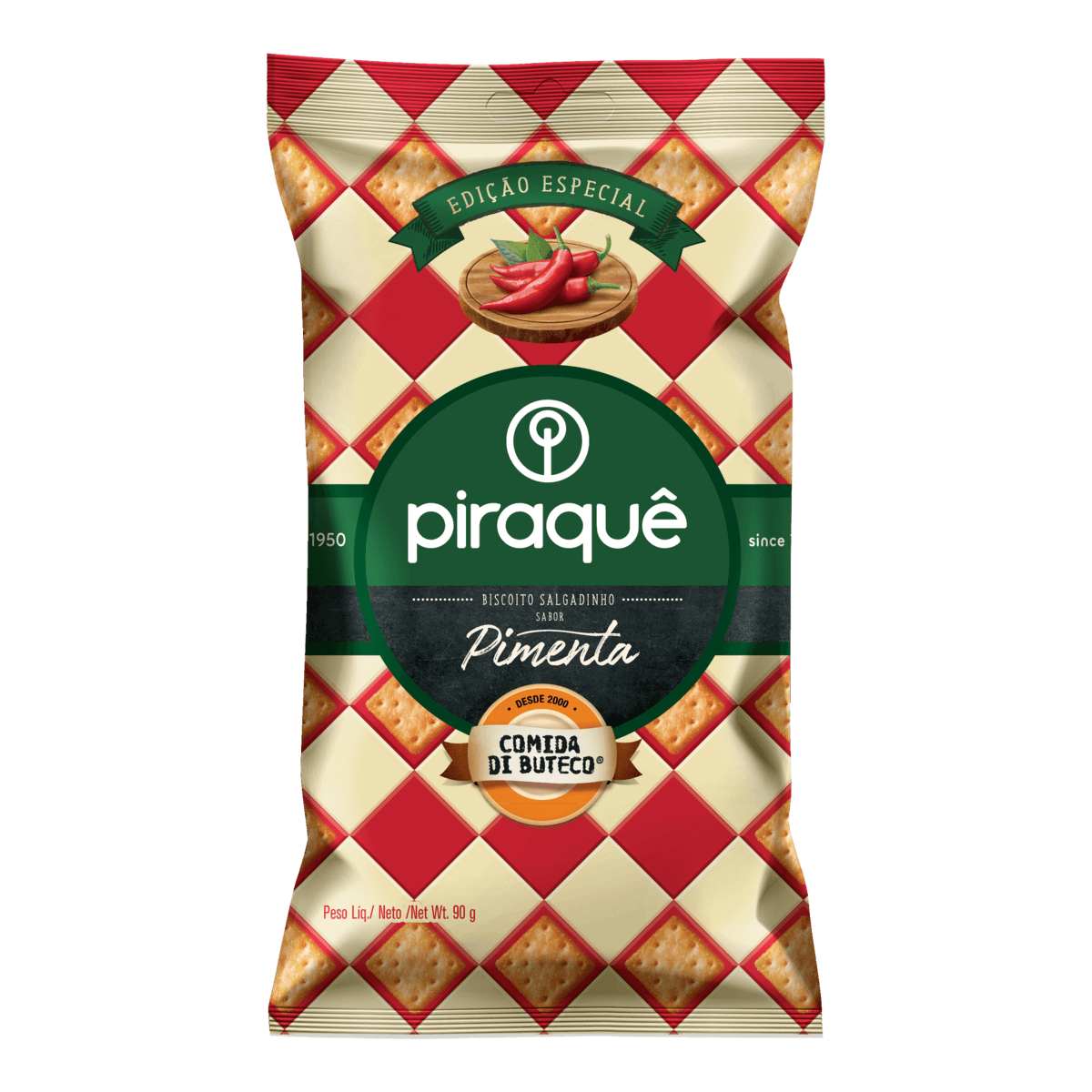 Salgadinho Pimenta Comida Di Buteco Piraquê 60g