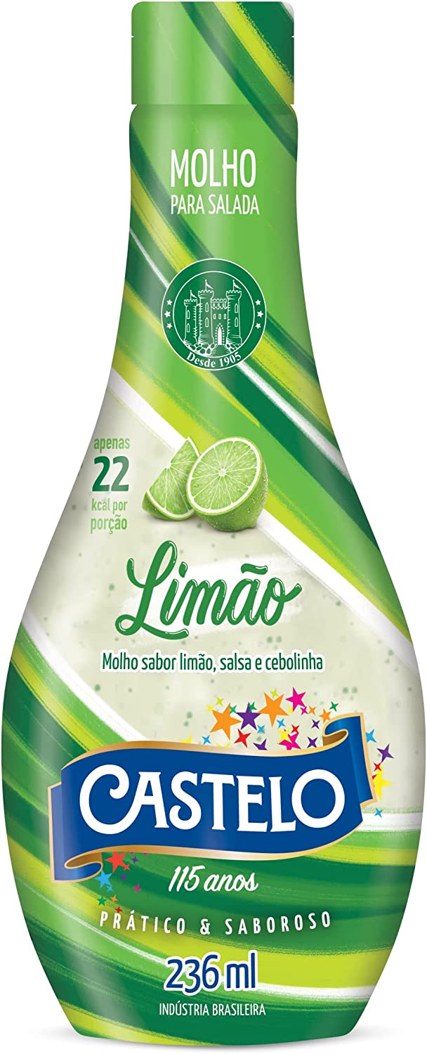 Molho para Salada Limão Castelo 236ml