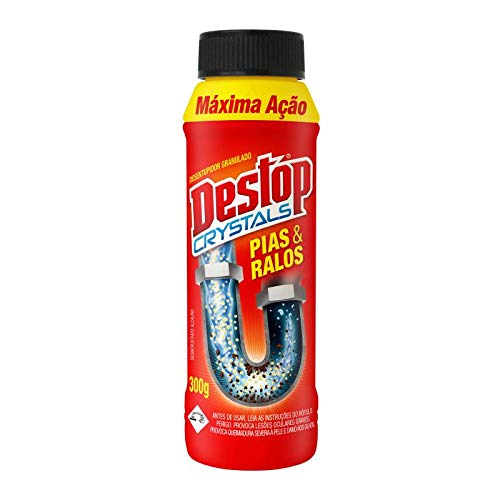 Desentupidor De Pias e Ralos Crystals Destop 300g